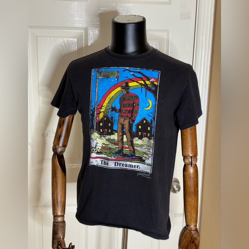 Freddy Krueger The Dream Tarot Card Graphic Shirt Sz Medium​​